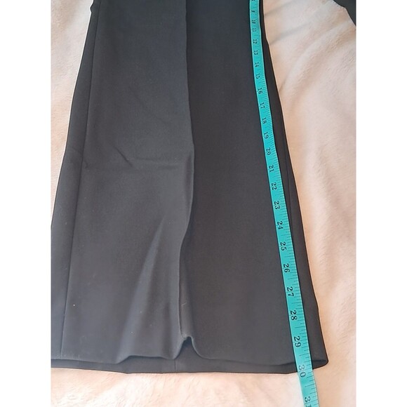 J.Crew Tall Cropped Natalia Pant in Four-Season Stretch Black CC483 Size 12T NWT - Picture 9 of 10